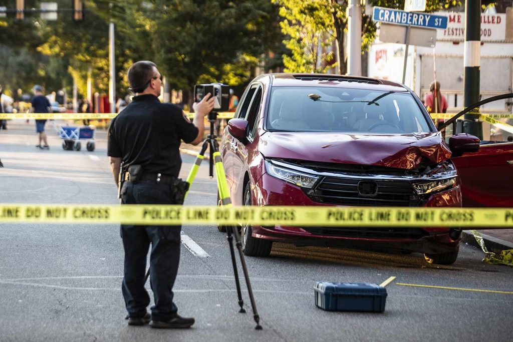 3 People Hospitalized After Minivan Drives into Labor Day Festival Crowd