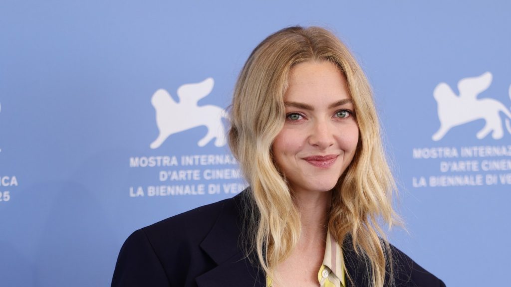 Amanda Seyfried Borrows Julia Roberts’ Versace Look for Venice Red Carpet