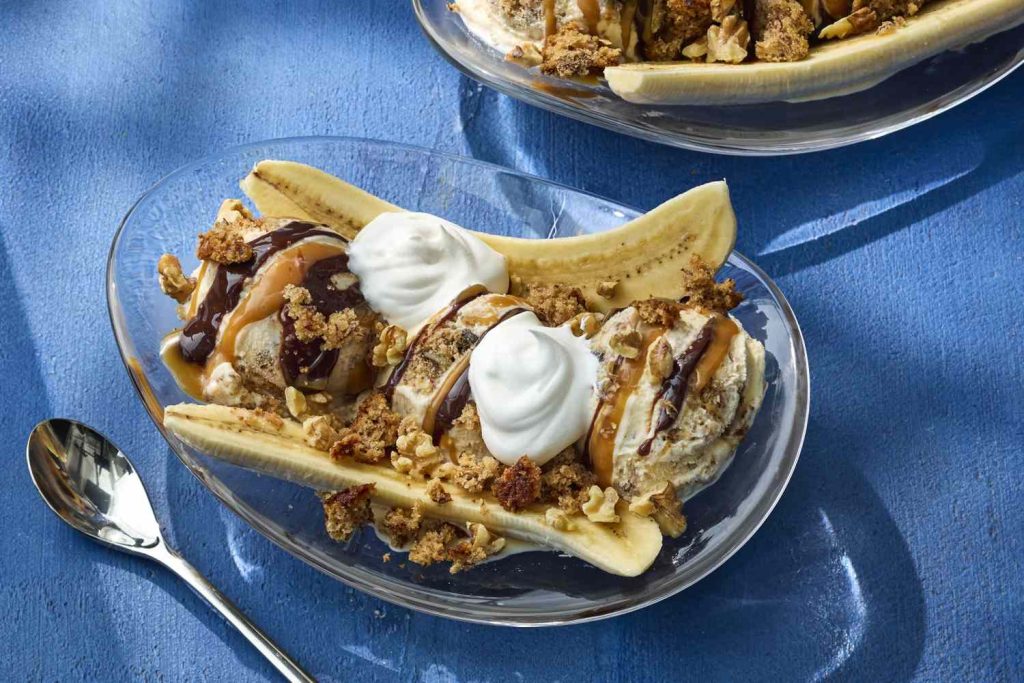 Banana Bread Banana Split Recipe