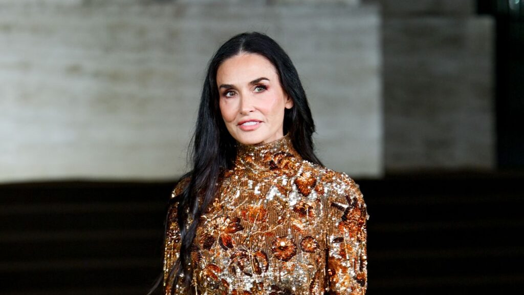 Demi Moore’s Golden Gucci Gown Is More Special Than You Think