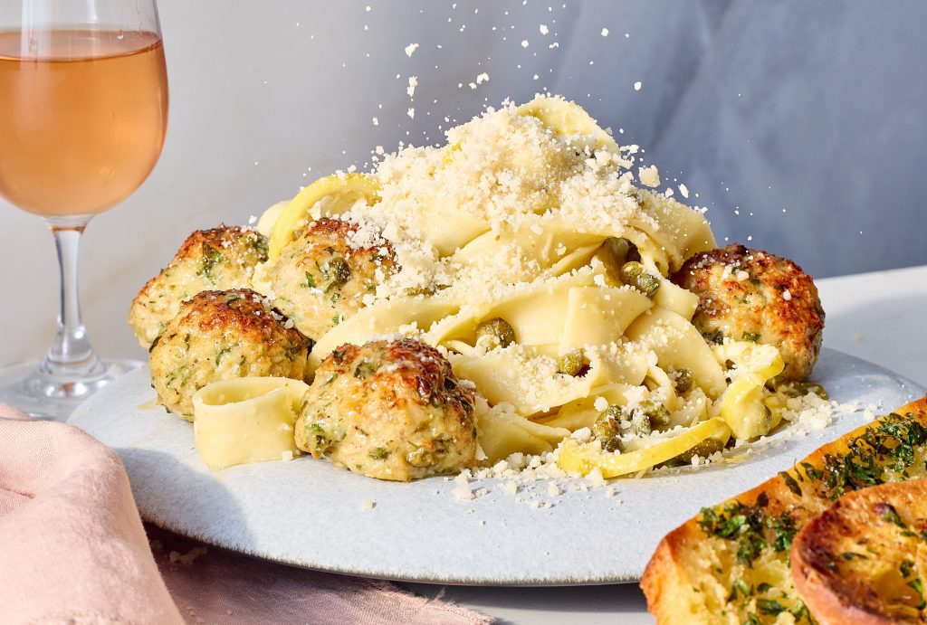 Easy Chicken Piccata Meatball Recipe