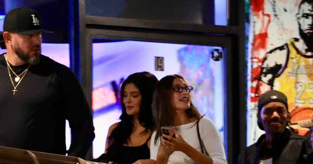 Hailey Bieber and Kendall & Kylie Jenner Keep It Casual for Girls Night Out
