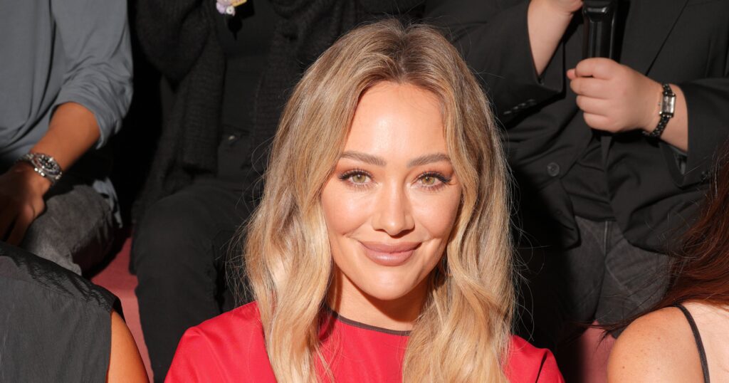 Hilary Duff’s Color-Blocked Nails Are Major Inspo