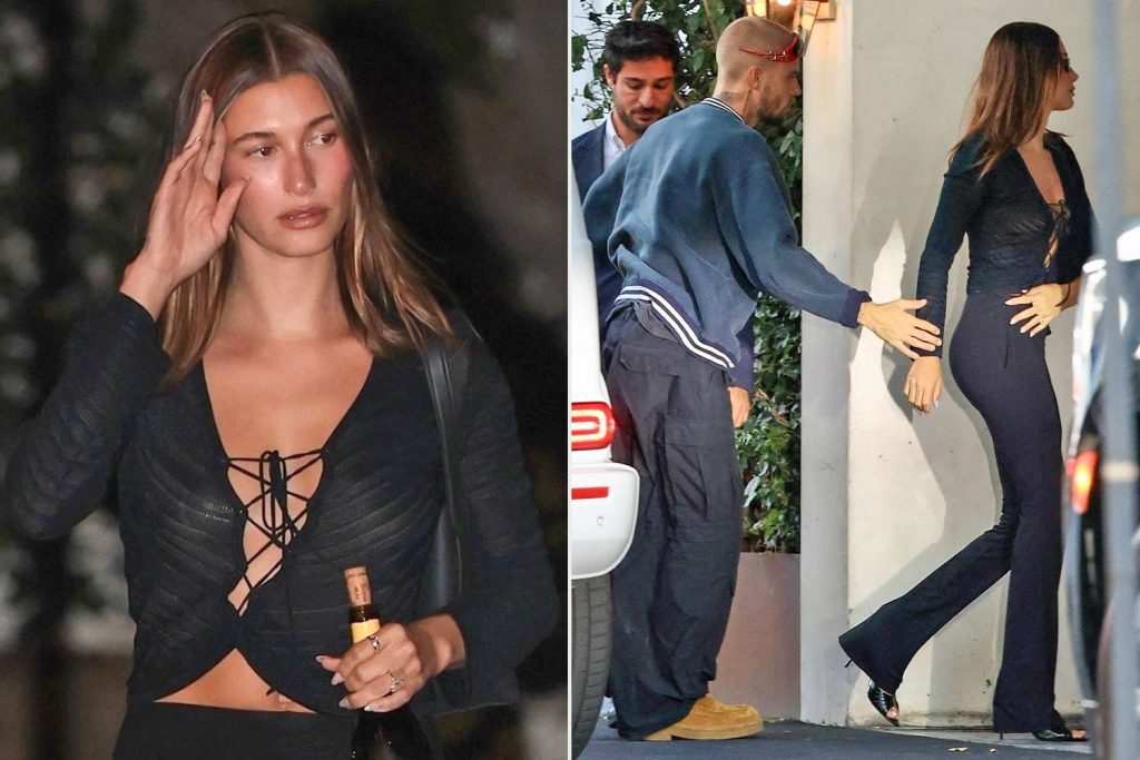 Justin and Hailey Bieber Spend Date Night at West Hollywood Hotspot Ysabel