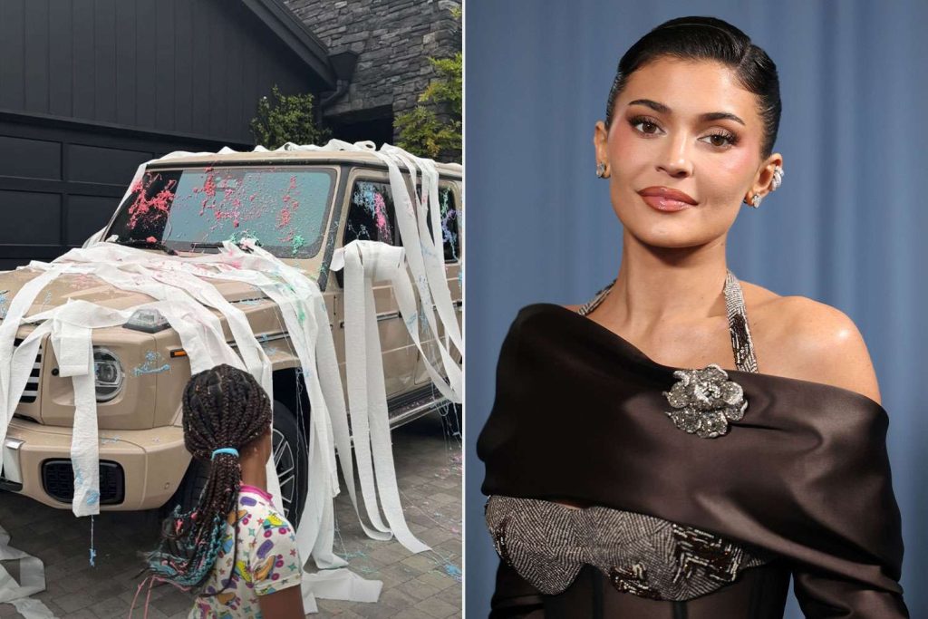 Kylie Jenner Reveals Her $160K Car Was Part of Family's Toilet Paper Prank