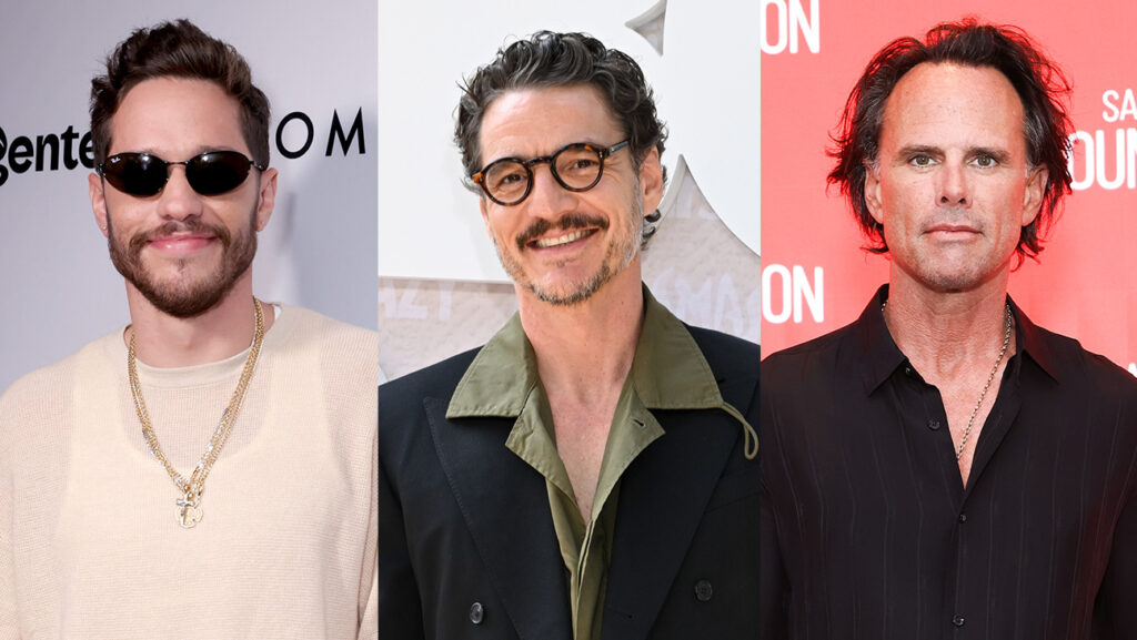 Pete Davidson, Pedro Pascal and Walton Goggins