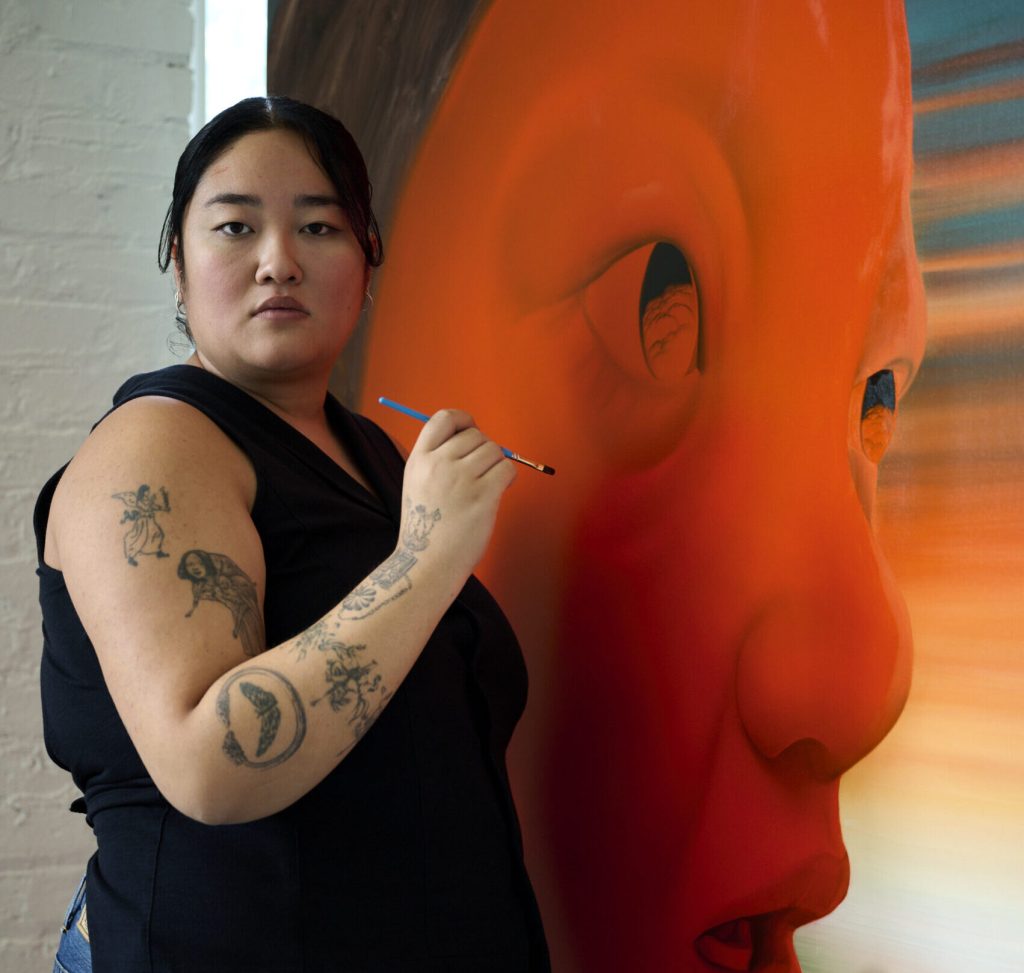 Sasha Gordon Tells Lucy Liu Why She Paints the Things That Scares Her