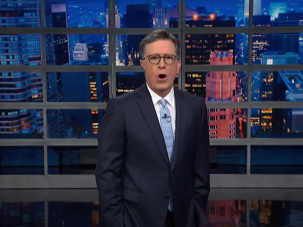 Stephen Colbert on 'The Late Show'