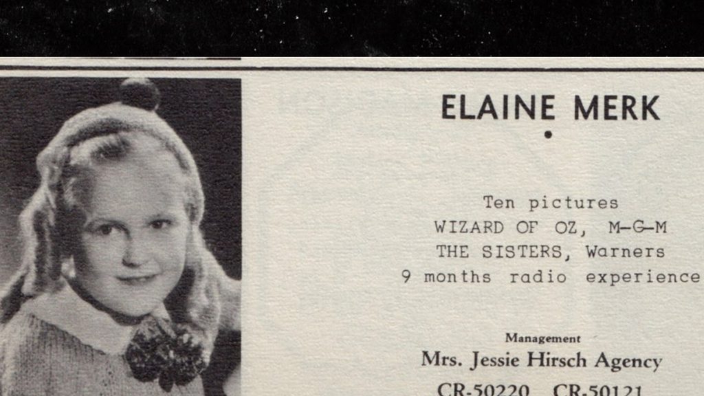 'The Wizard of Oz' Munchkin Elaine Merk Binder Dead at 94