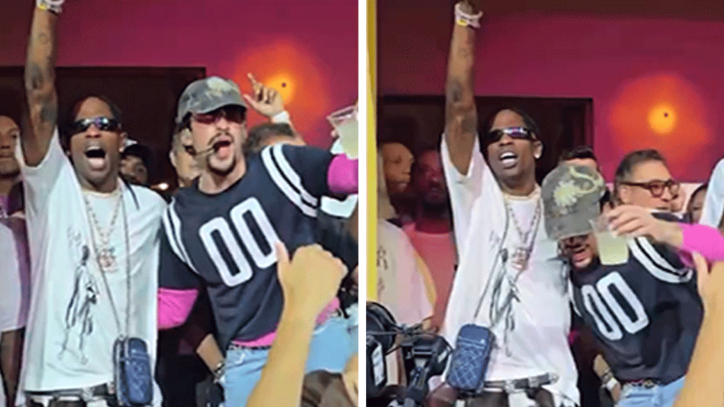 Travis Scott Goes Wild at Bad Bunny's Final Puerto Rico Residency Show