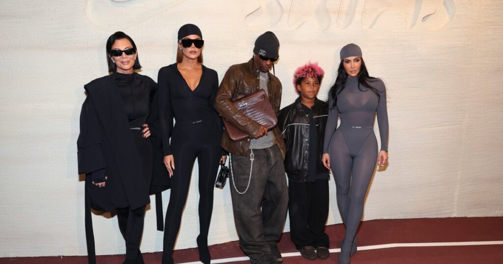 Travis Scott Reunites With Kylie Jenner’s Family at Skims Event in NYC