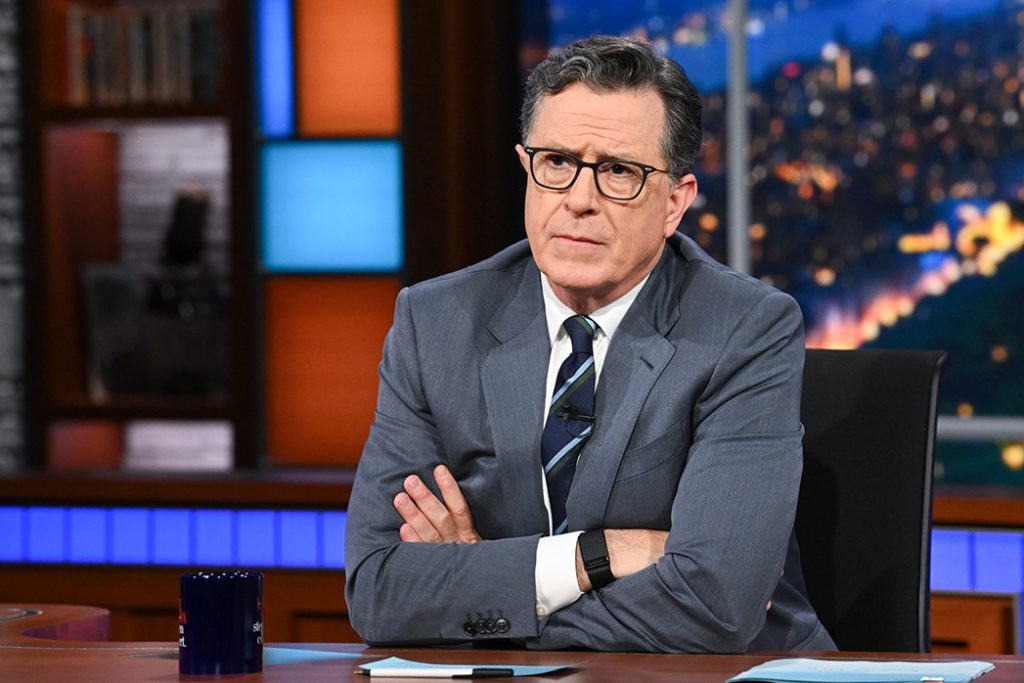 tephen Colbert will end his show in May