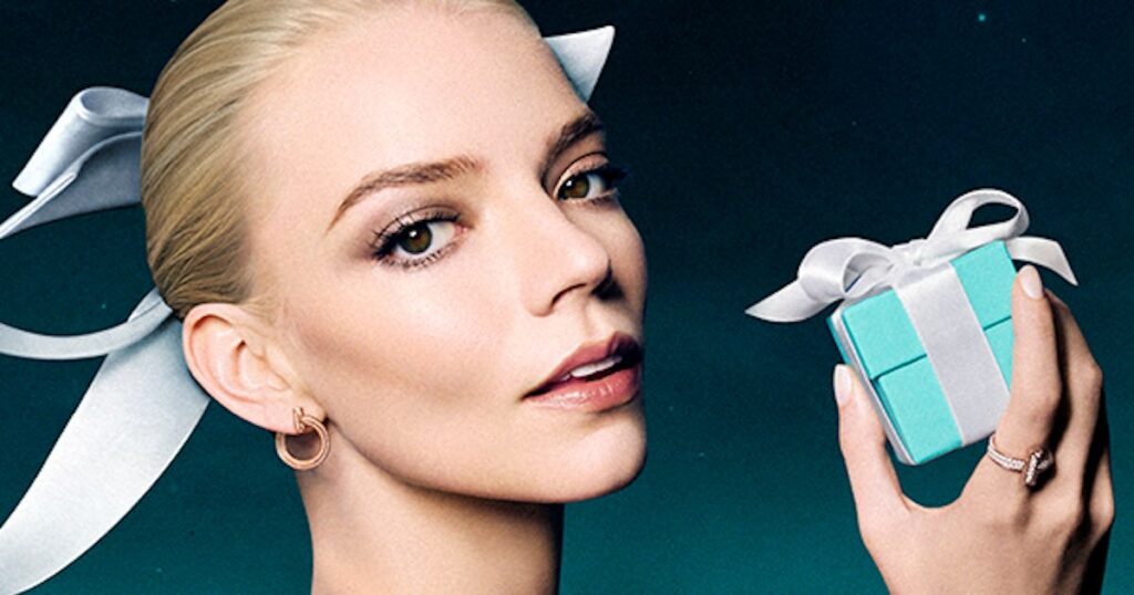 Anya Taylor-Joy Unwraps a Tiffany & Co. Blue Box in the Jeweler’s Holiday Campaign Anya Taylor-Joy Unwraps a Tiffany & Co. Blue Box in the Jeweler’s Holiday Campaign