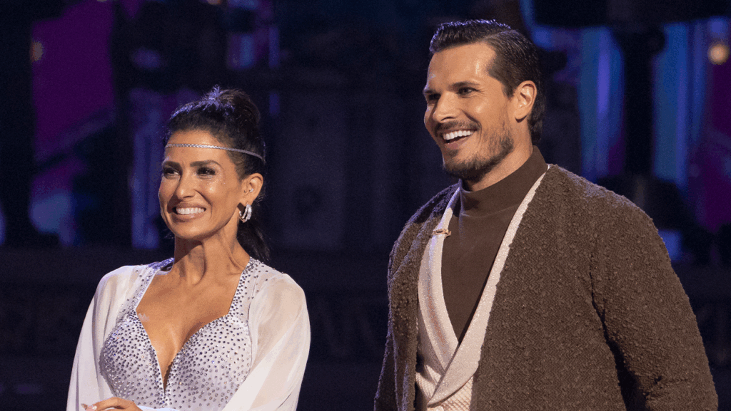 Hilaria Baldwin and Gleb Savchenko on 'Dancing With the Stars.'