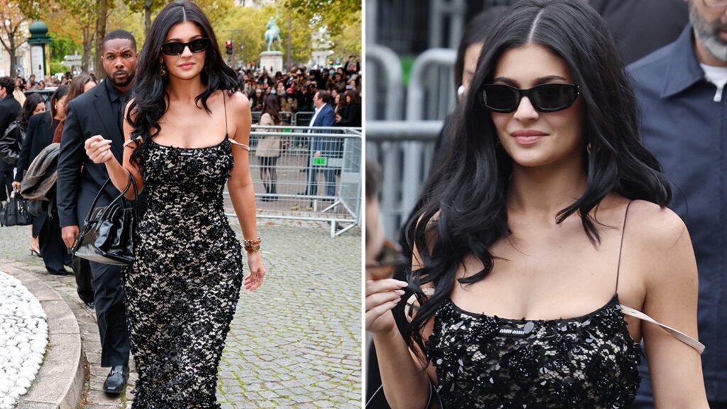 Kylie Jenner Wows as She Attends Miu Miu Show at Paris Fashion Week