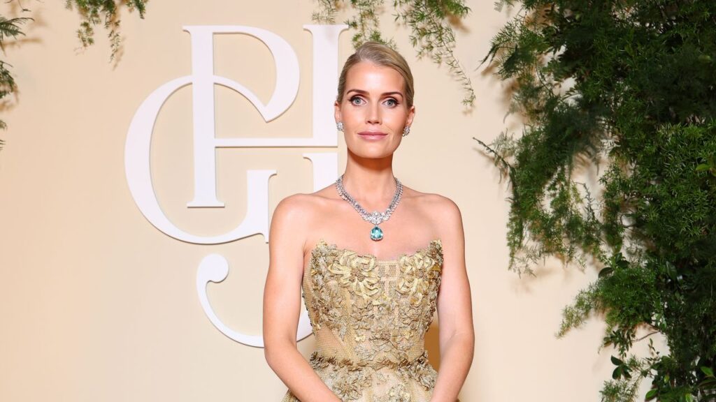 Lady Kitty Spencer Steals the Spotlight With 74.4 Carat Aquamarine Necklace in Monte Carlo Lady Kitty Spencer Steals the Spotlight With 74.4 Carat Aquamarine Necklace in Monte Carlo