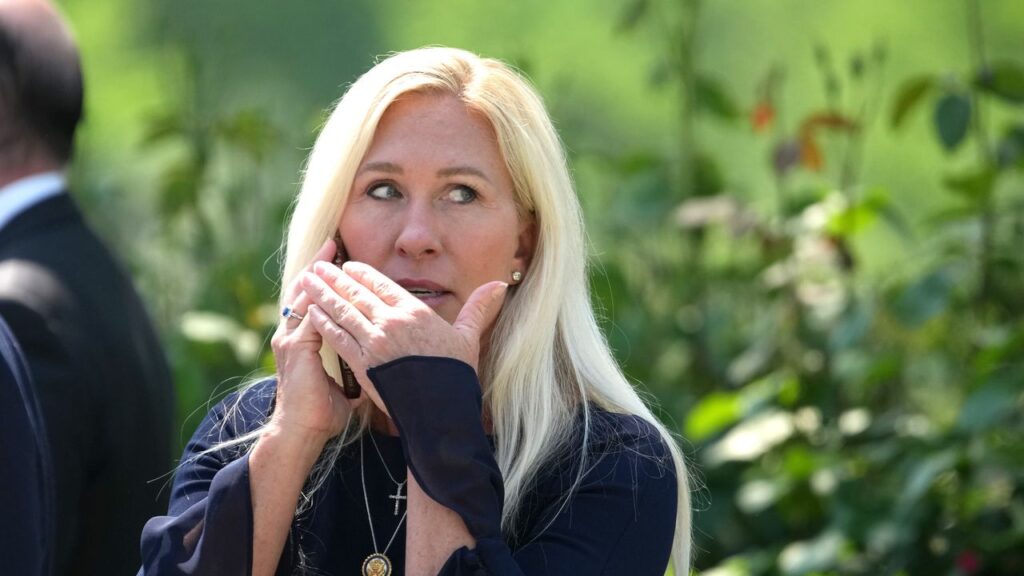 Marjorie Taylor Greene Sure Sounds Like She Wants to Quit the GOP Marjorie Taylor Greene Sure Sounds Like She Wants to Quit the GOP