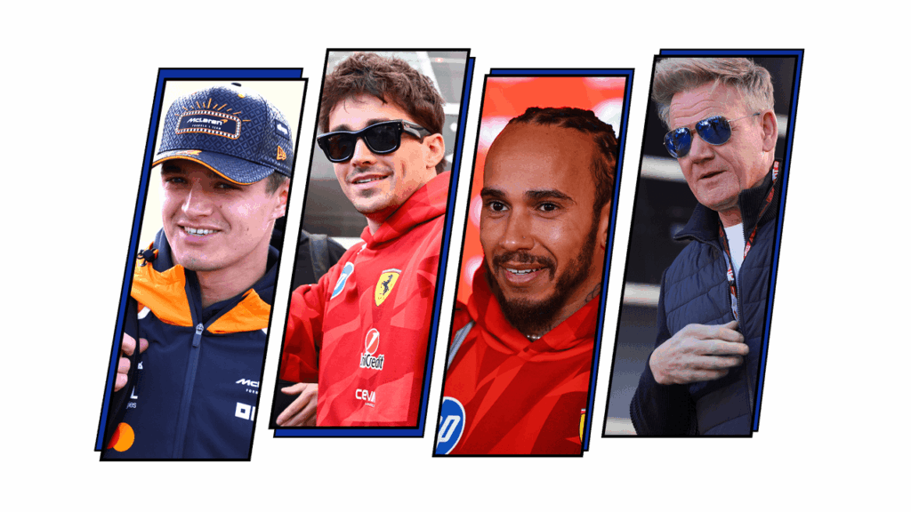 All the Stars at the 2025 F1 Las Vegas Grand Prix