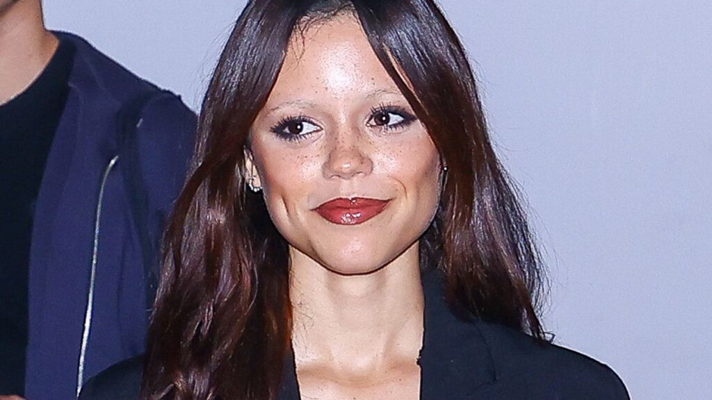 Jenna Ortega Wears Her Best Silk Dress With Beat-Up Combat Boots