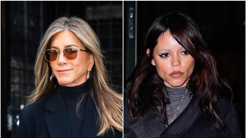 Jennifer Aniston and Jenna Ortega Agree on the Perfect Winter Coat and Jeans Combo Jennifer Aniston and Jenna Ortega Agree on the Perfect Winter Coat and Jeans Combo