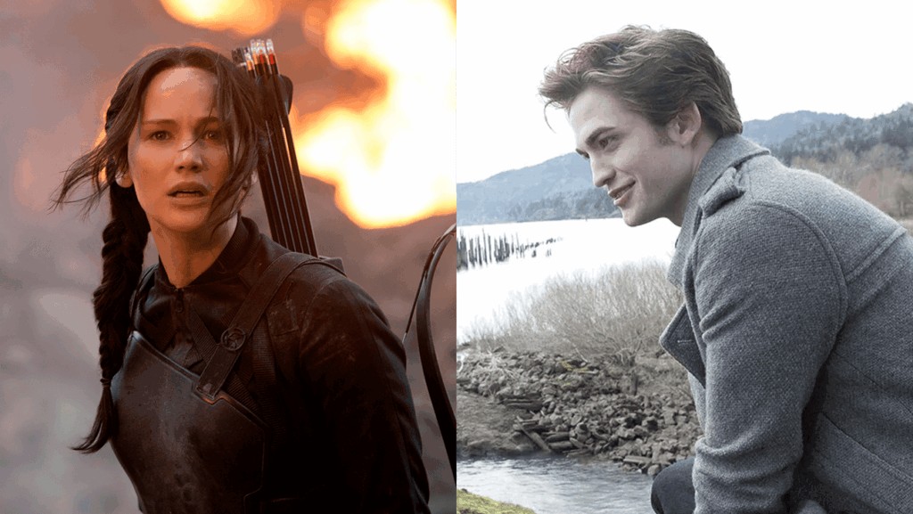 Jennifer Lawrence Clarifies ‘Die My Love’ Is Not Katniss-Edward Fanfic Jennifer Lawrence in 'The Hunger Games: Mockingjay - Part 1' and Robert Pattinson in 'Twilight.'