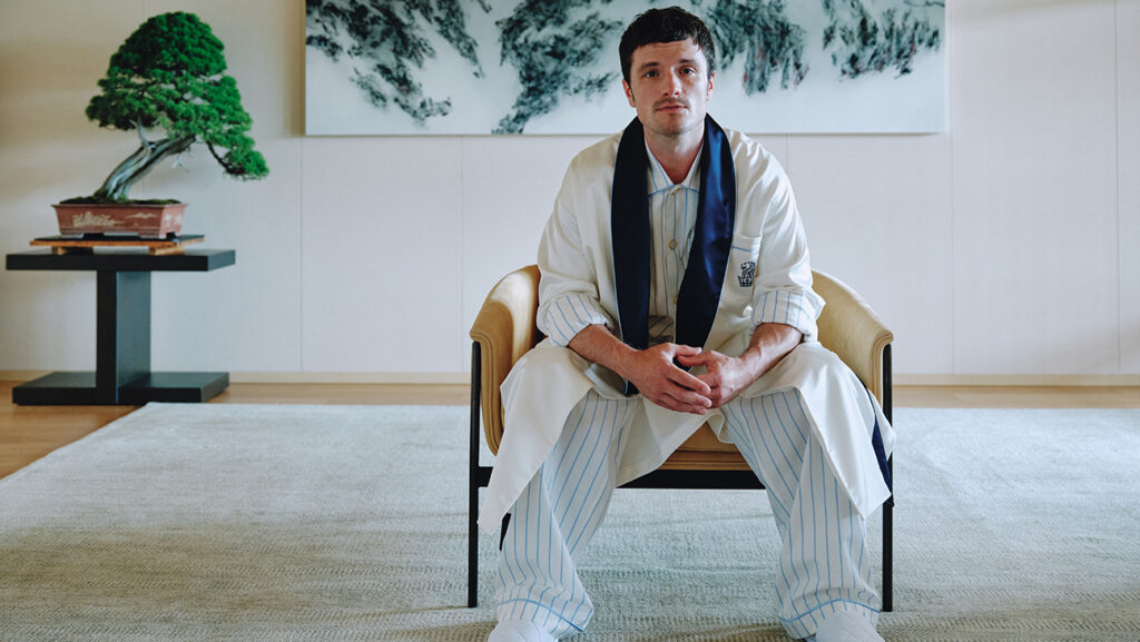 Shop Ritz-Carlton Late Checkout Clothing Collab 2 With Josh Hutcherson The Ritz-Carlton x Late Checkout Navy Logo Cap