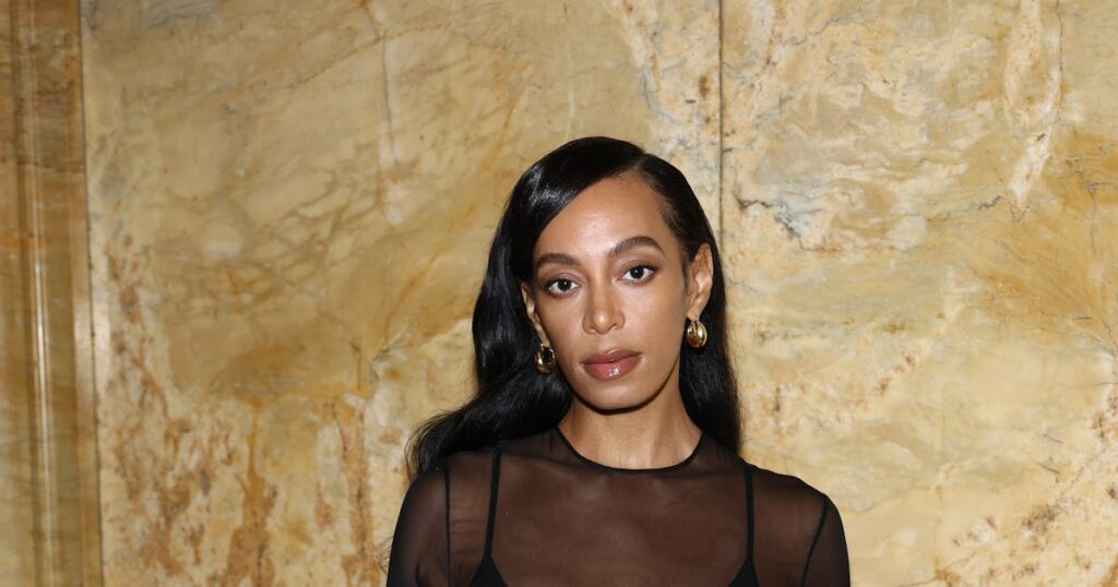 Solange Knowles Puts a Literary Twist on Naked Dressing