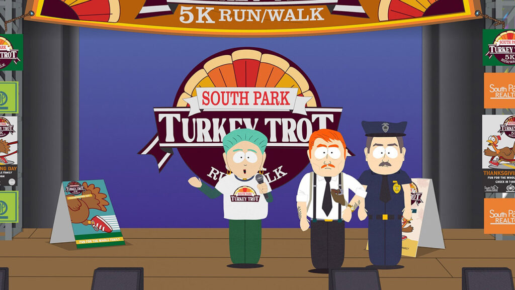 Turkey Trot on 'South Park.'