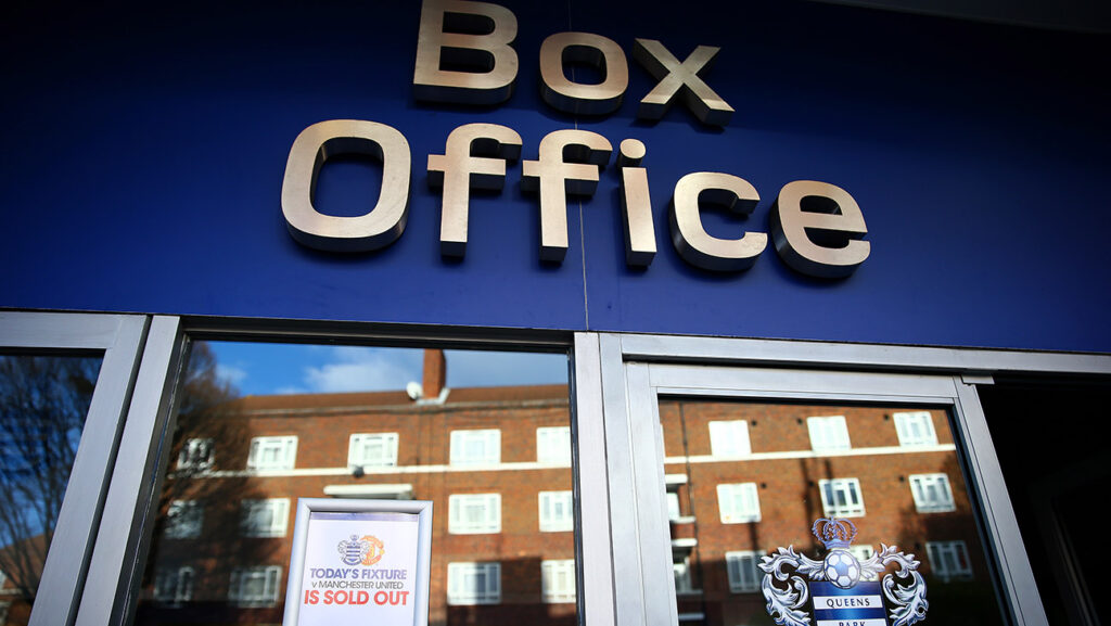 U.K. Proposes Ban on Reselling Tickets Above Face Value A general view of the box office outside the stadium before the Barclays Premier League match between Queens Park Rangers and Manchester United at Loftus Road on January 17, 2015 in London, England.