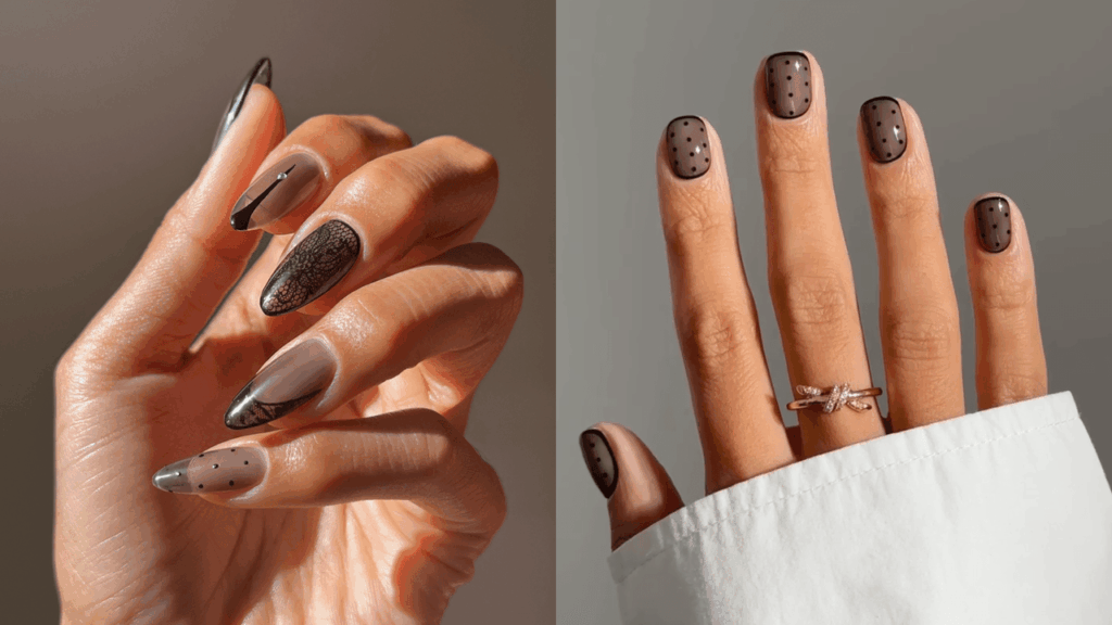 ‘Sheer Tights Nails’ Are the Sultry Mani Trend to Try This Winter 2025