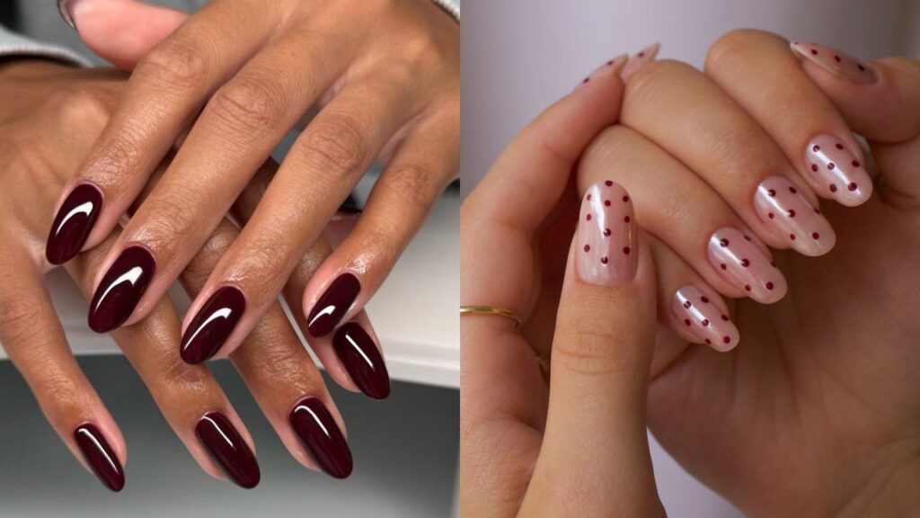 17 Wine Color Nails Ideas to Try This Winter 17 Wine Color Nails Ideas to Try This Winter