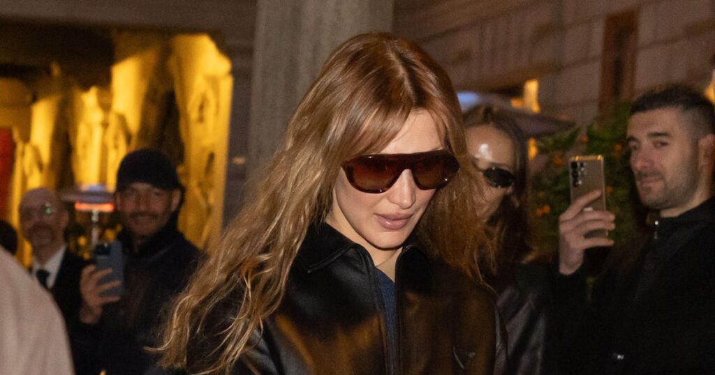 Bella Hadid Returns to Milan Fashion Week With a Ludicrously Capacious Bag