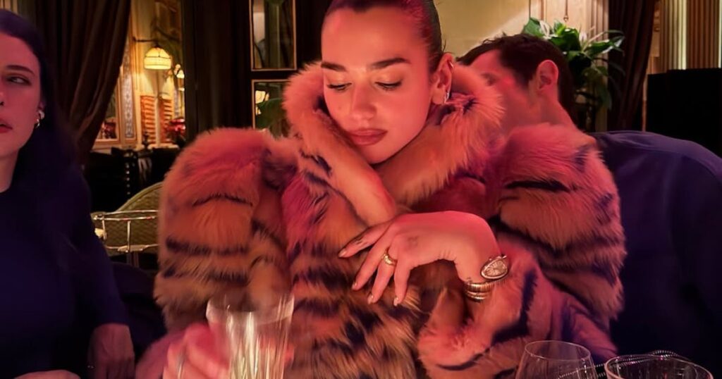 Dua Lipa Is the Queen of the Winter Dressing Jungle