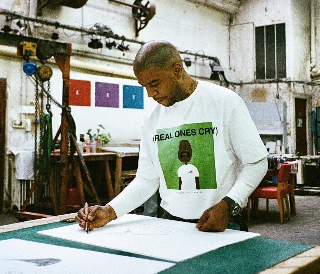 Kid Cudi Is Artmaxxing. KAWS Has Some Questions.