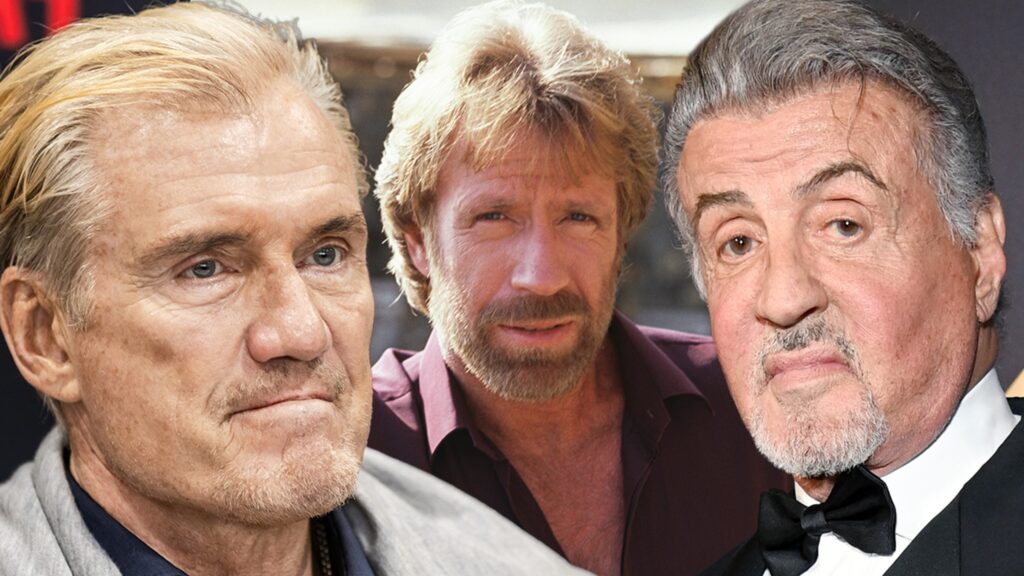 Chuck Norris Honored by Sylvester Stallone, Dolph Lundgren Chuck Norris Honored by Sylvester Stallone, Dolph Lundgren