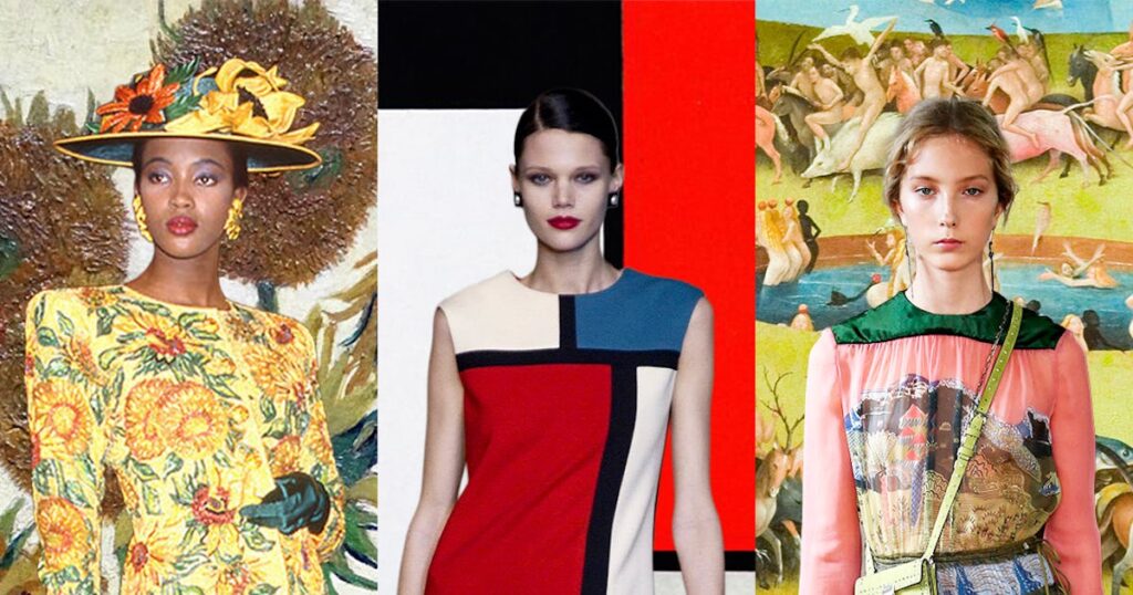 20 Times Fashion Designers Referenced Art In Their Clothing