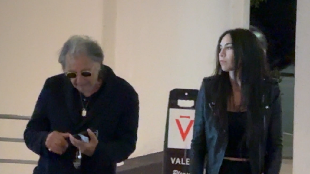 Al Pacino and Noor Alfallah Have Heated Tiff During Dinner Date, On Video