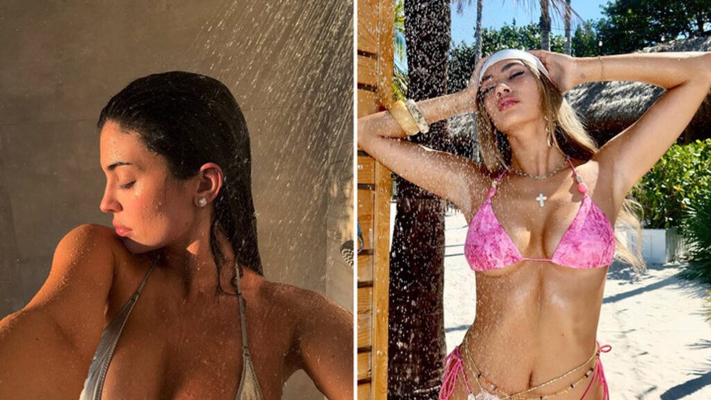 Babes In The Shower For April Showers ... Dripping With Confidence!
