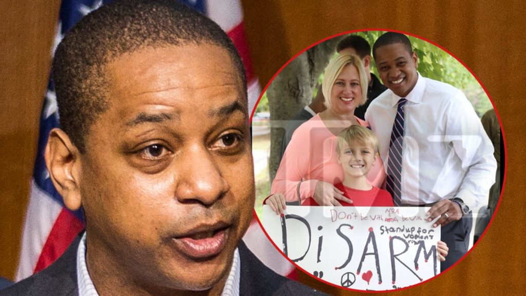 Justin Fairfax Holds Up 'Disarm Abusers' Sign Years Before Murder-Suicide