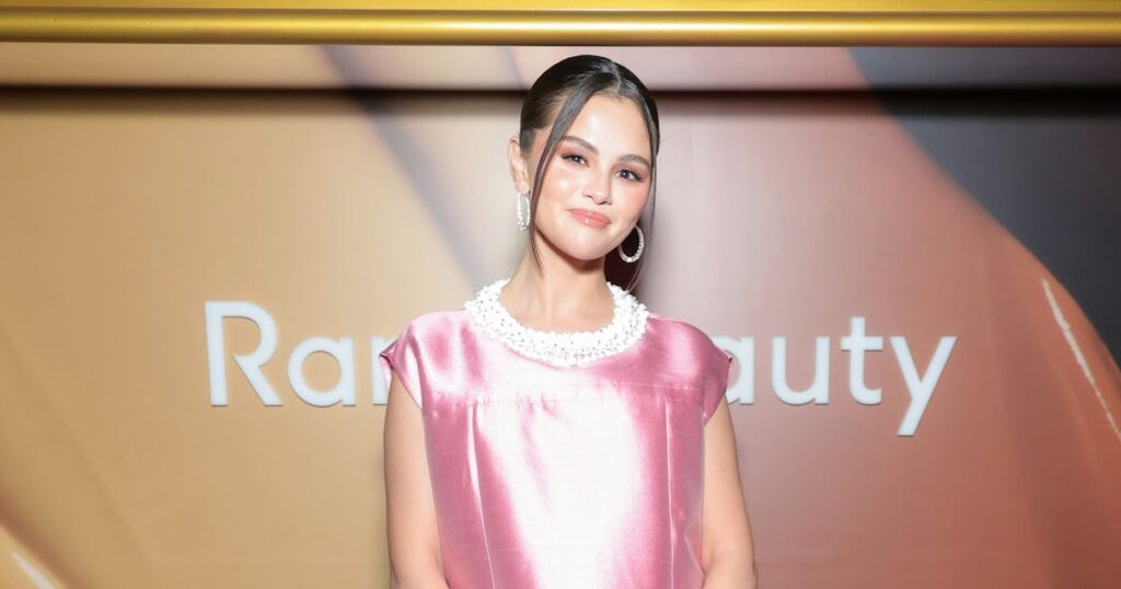 Selena Gomez’s Polly Pocket Prada Dress Comes With Built-In Jewelry