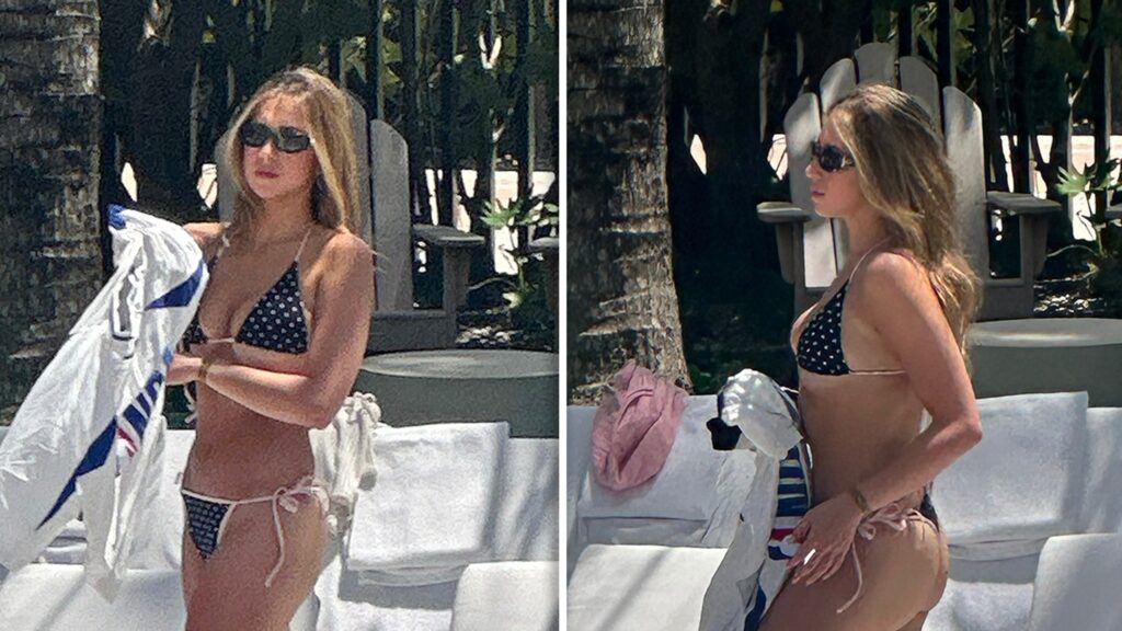 Tate McRae Shows Off Bikini Body During Miami Studio Break Tate McRae Shows Off Bikini Body During Miami Studio Break