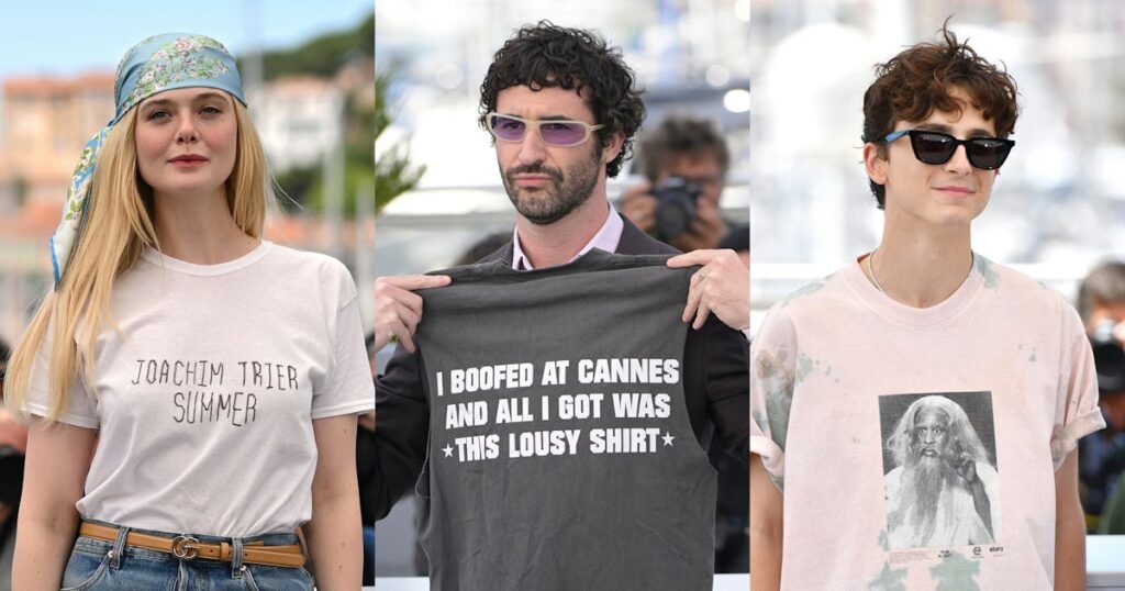 A 50 Year History of Graphic Tees at the Cannes Film Festival A 50 Year History of Graphic Tees at the Cannes Film Festival