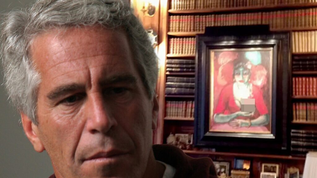 Jeffrey Epstein Nude Painting From NYC Townhouse Surfaces on eBay