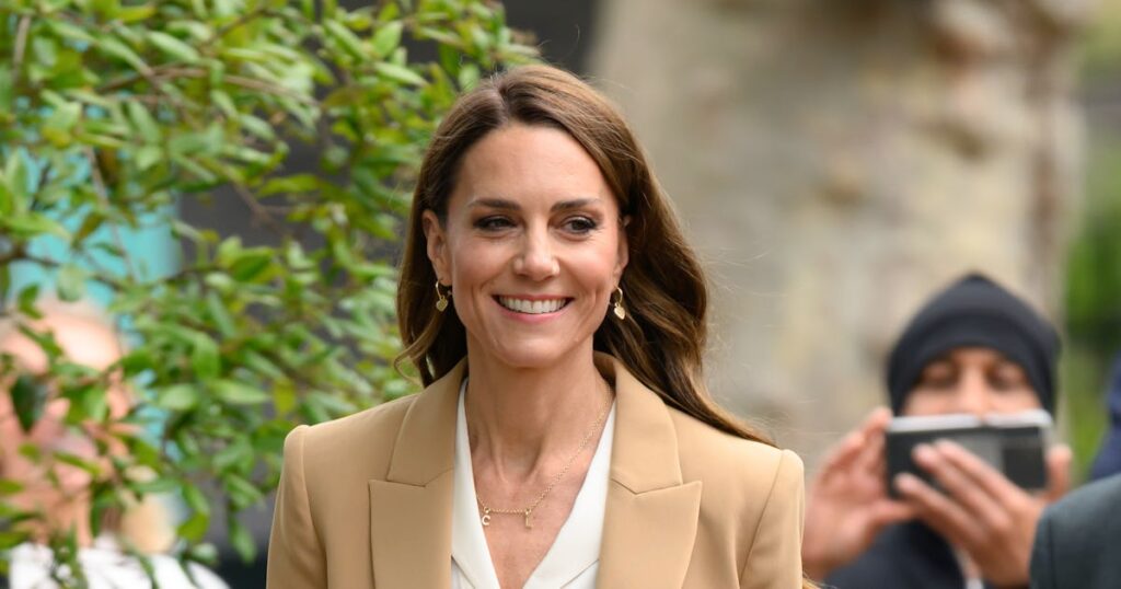 Kate Middleton’s Neutral Suit Doesn’t Fade Into the Background