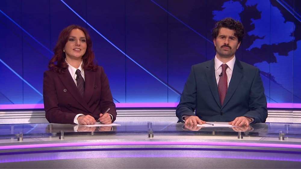 ‘SNL U.K.’ Weekend Update Takes Aim at Katy Perry’s ‘Stupid Moron’ Mask 'SNL U.K.' Weekend Update Takes Aim at Katy Perry's 'Stupid Moron' Mask