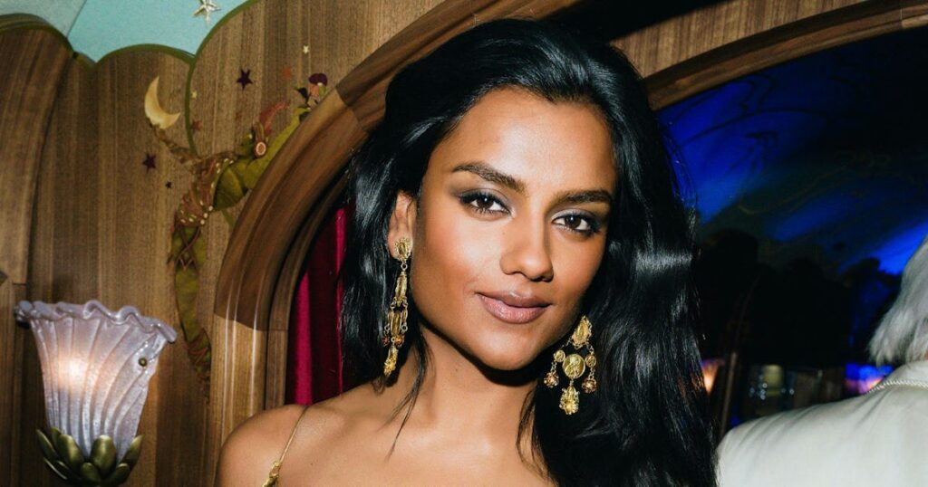 Simone Ashley's Velvet Dress Is Y2K But It Looks Timeless