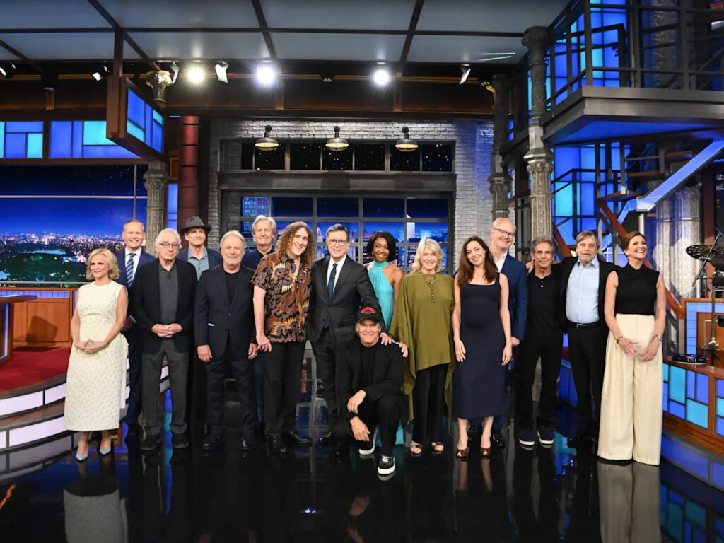 Stephen Colbert Gets Questioned by Famous Friends on ‘The Late Show’ Stephen Colbert alongside 'Late Show' guests