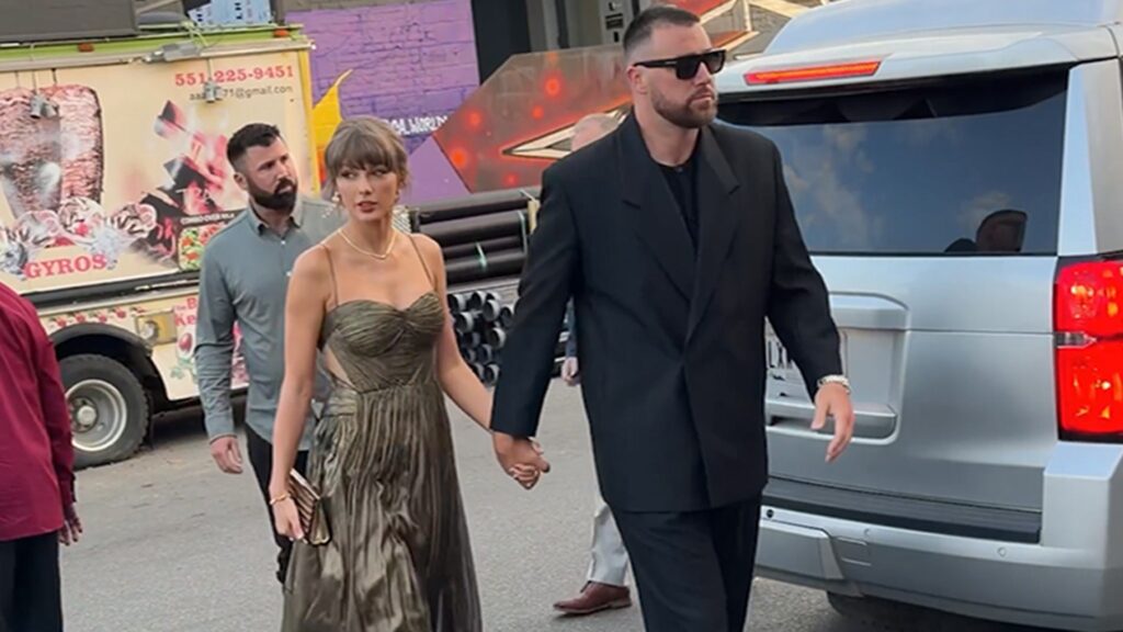 Taylor Swift and Travis Kelce Hit Private Event in NYC as Marriage Rumors Grow Taylor Swift and Travis Kelce Hit Private Event in NYC as Marriage Rumors Grow