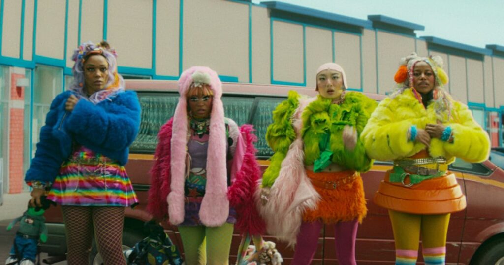 The 'I Love Boosters' Costume Designer on Dressing Boots Riley's Vision