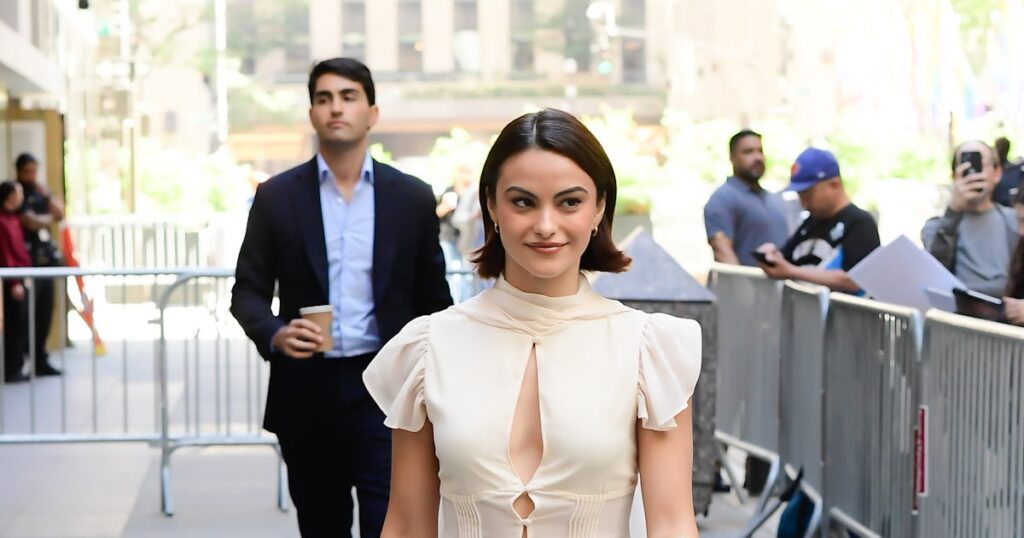 Camila Mendes Brings a ‘Warrior Princess’ Detail to a ‘Ladies Who Lunch’ Outfit